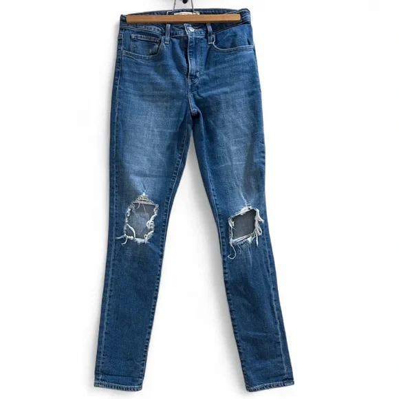 Levi's - 721 High Rise Skinny Blue Jean - 27 - Picture 2 of 10